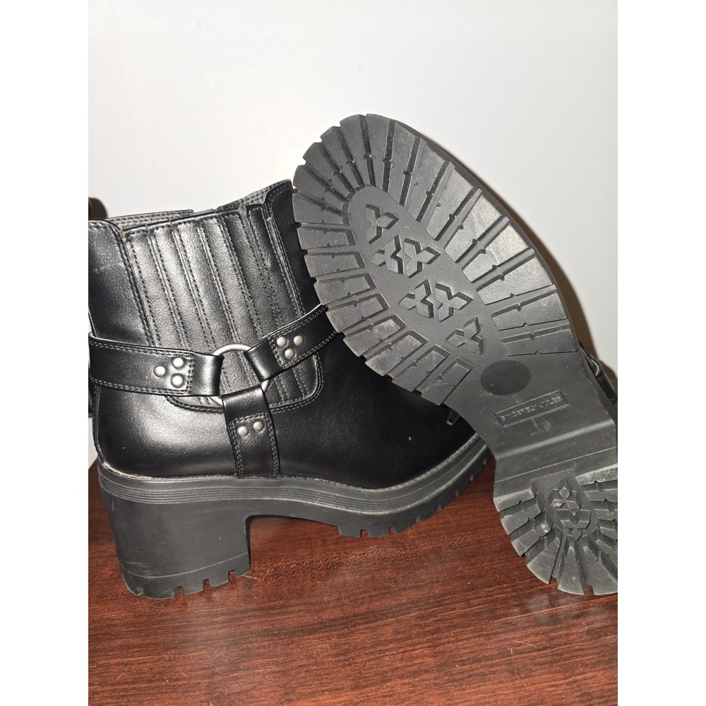 Sincerely Jules Women's Boots Dolphin Size 10M Black Zip Closure NEW Wot - Picture 2 of 4